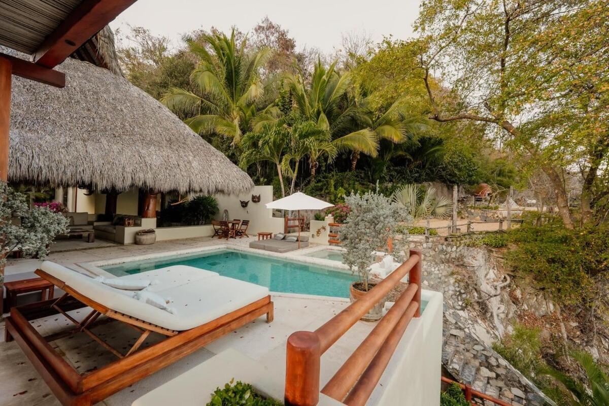 Dream Villa With Private Beach And Catering Zihuatanejo Exterior foto